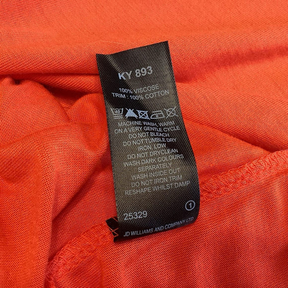 Anthology Maxi Dress Sz 14 Orange Prairie‎ Boho Festival Lace Stretchy New - Picture 8 of 8